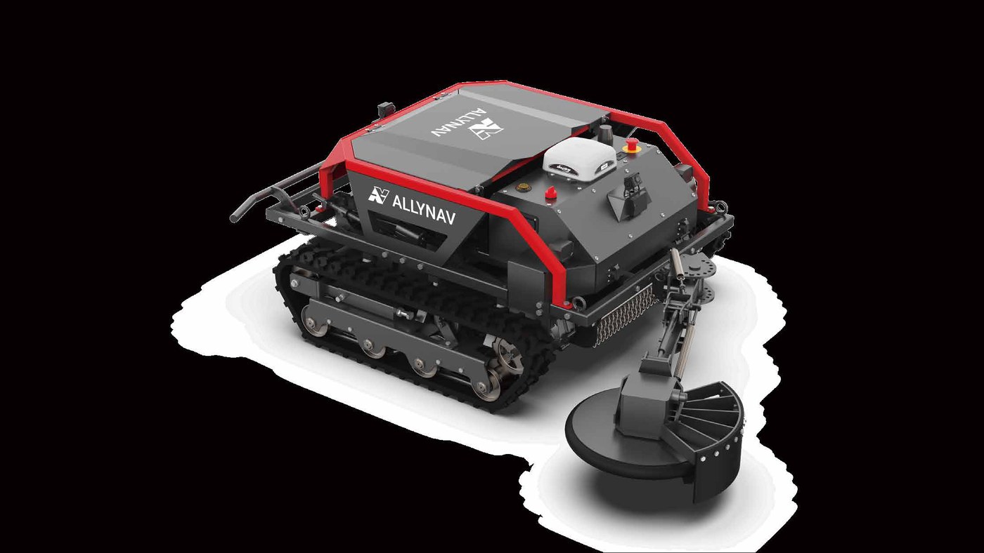 Electric Track Mower — ALLYNAV Taurus80E
